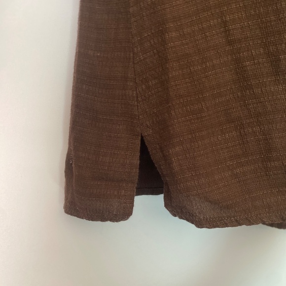 Eileen Fisher S Textured Linen Blend Tunic Top - Picture 9 of 12